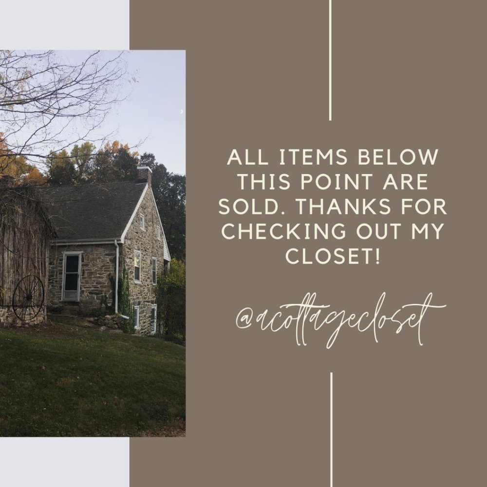 All Items Below This Point Sold!